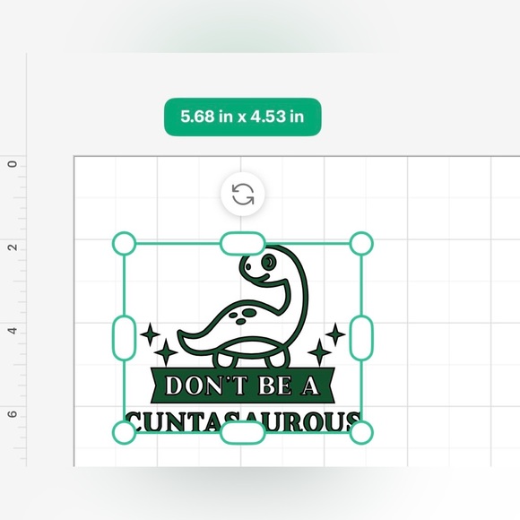 Don’t Be A C*ntasaurus Vinyl Decal 🦕 - Picture 4 of 5